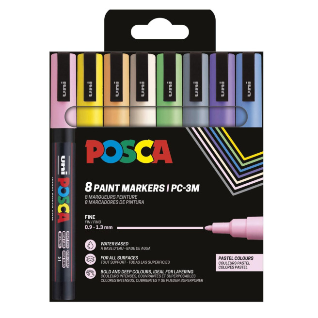 Coffret de marqueurs peinture Uni-Ball Posca