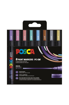 Set van Uni-Ball Posca verfmarkers