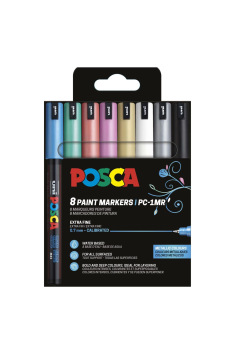 Set van Uni-Ball Posca verfmarkers