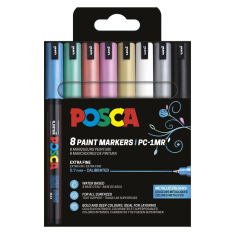 Set van Uni-Ball Posca verfmarkers