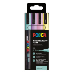 Set van Uni-Ball Posca verfmarkers