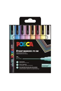 Set van Uni-Ball Posca verfmarkers