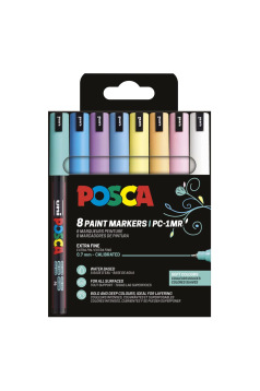 Set van Uni-Ball Posca verfmarkers
