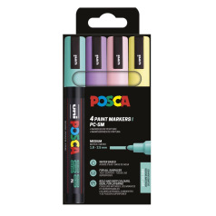 Set van Uni-Ball Posca verfmarkers