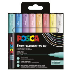 Set van Uni-Ball Posca verfmarkers