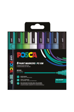 Set van Uni-Ball Posca verfmarkers