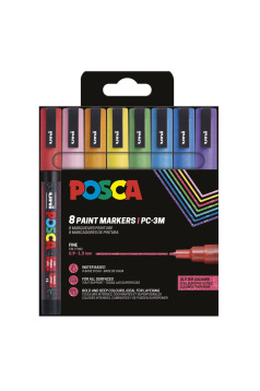 Coffret de marqueurs peinture Uni-Ball Posca