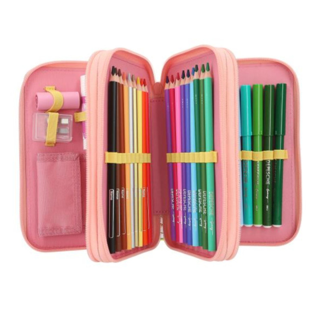 TOP MODEL etui met 3 compartimenten TOP MODEL etui met 3 compartimenten