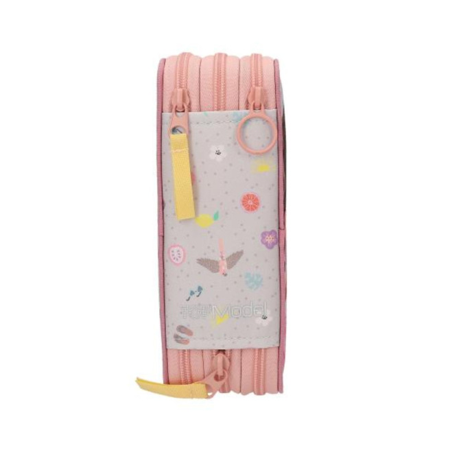 TOP MODEL etui met 3 compartimenten TOP MODEL etui met 3 compartimenten