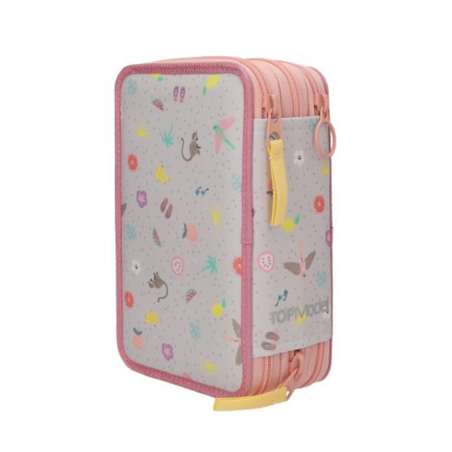 TOP MODEL etui met 3 compartimenten TOP MODEL etui met 3 compartimenten