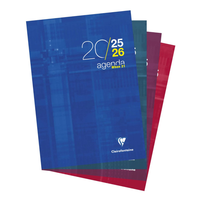 Clairefontaine WHEN 21 schoolagenda - 21 x 29,7 cm - 1 week over 2 pagina's