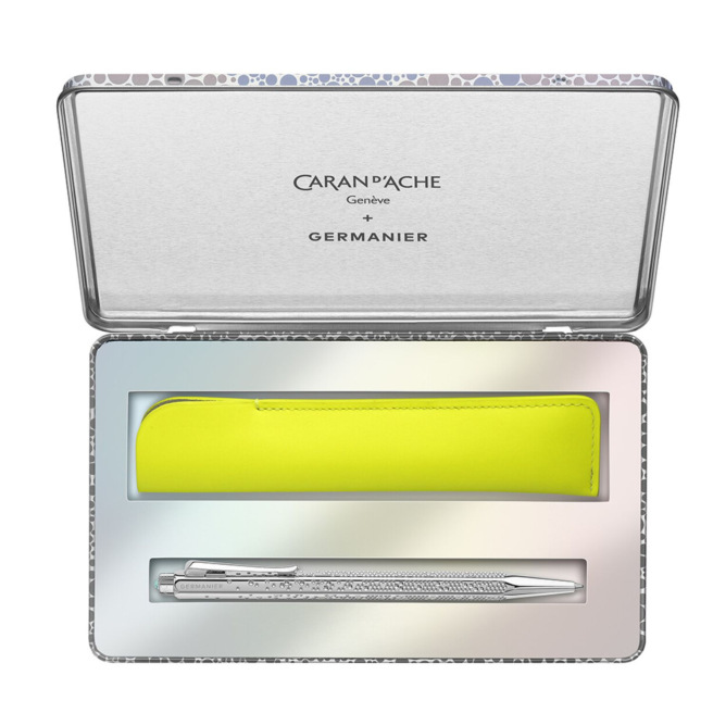 Stylo-bille Caran d'Ache ECRIDOR - édition spéciale GERMANIER avec étui en cuir