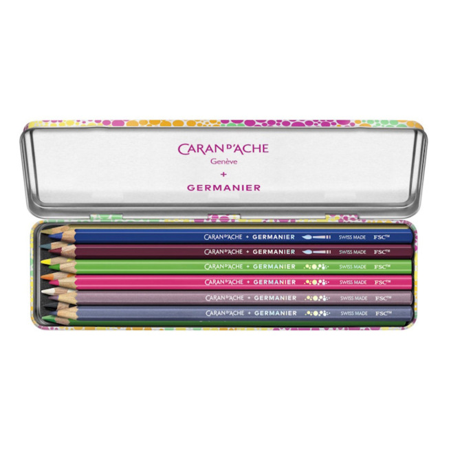 Set de crayons de couleur Caran d'Ache édition spéciale GERMANIER