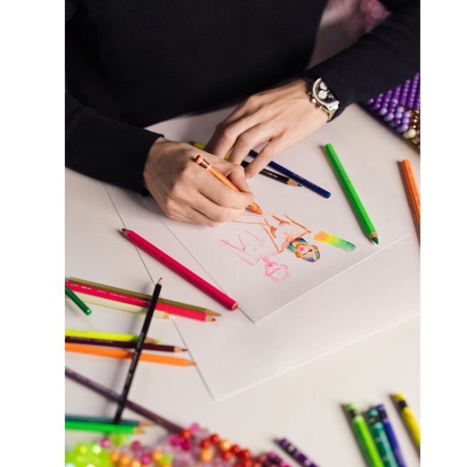 Set de crayons de couleur Caran d'Ache édition spéciale GERMANIER