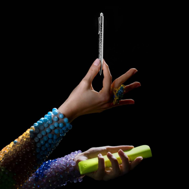 Stylo-bille Caran d'Ache ECRIDOR - édition spéciale GERMANIER avec étui en cuir