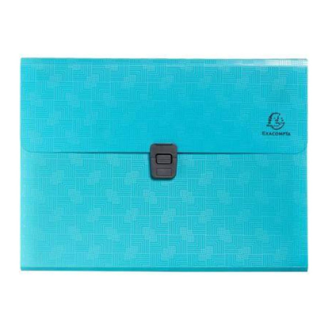 Trieur valisette à soufflet Exacompta POP'N CO- plastique - 13 compartiments