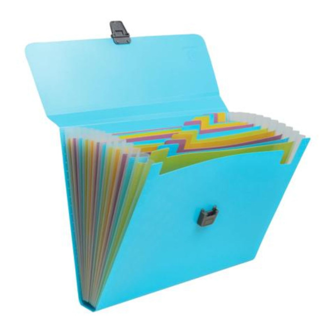 Sorteermap Exacompta POP'N CO-koffer - plastic - 13 compartimenten