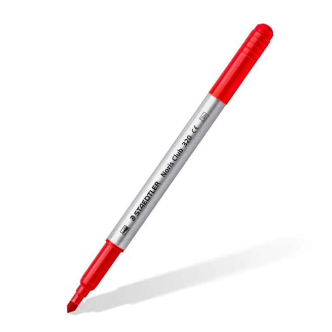 Feutres de coloriage Staedtler NORIS CLUB DOUBLE POINTE - étui de 12 Feutres de coloriage Staedtler NORIS CLUB DOUBLE POINTE - étui de 12