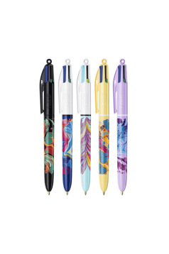 Stylo-bille BIC 4 COULEURS HYDRO - 1 stylo-bille