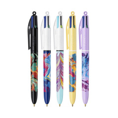 BIC 4 KLEUREN VELVET balpen - 1 balpen