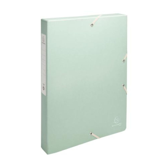 Boîte de classement Exacompta AUTENTIK en carton recyclé - dos 4 cm - A4
