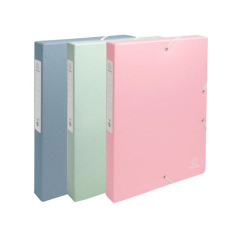 Exacompta AUTENTIK sorteerdoos van gerecycled karton - rug 4 cm - A4 Exacompta AUTENTIK sorteerdoos van gerecycled karton - rug 4 cm - A4