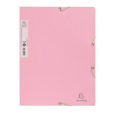 Farde à rabats et élastique Exacompta AUTENTIK en carton recyclé - A4