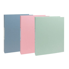 Classeur à 2 anneaux Exacompta AUTENTIK en carton rigide recyclé - A4 - dos 4 cm