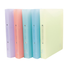 Classeur à 2 anneaux Exacompta CHROMALINE PASTEL en plastique souple - A4 - dos 4 cm