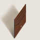 Porte-cartes Montblanc en cuir SARTORIAL - 6 cartes - fauve