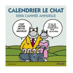 Maandelijkse muurkalender LE CHAT - 29 x 29 cm Maandelijkse muurkalender LE CHAT - 29 x 29 cm