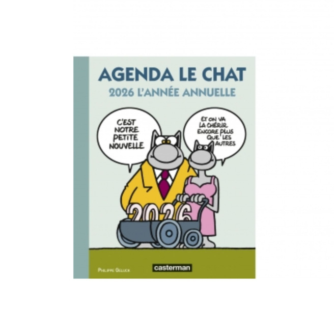 Agenda LE CHAT - 18,5 x 22,7 cm - 1 semaine sur 2 pages