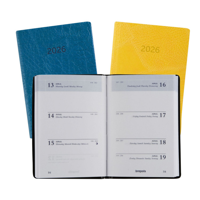 Brepols ARMADA Agenda - 7,1 x 10,2 cm - 1 week op 2 pagina's Brepols ARMADA Agenda - 7,1 x 10,2 cm - 1 week op 2 pagina's