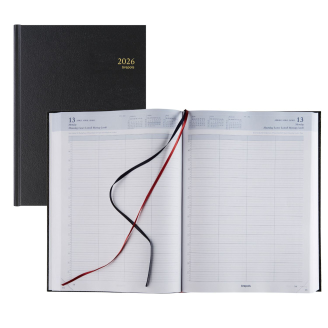 Agenda Brepols BREMAX 2 - 21 x 29 cm - 1 jour sur 2 pages
