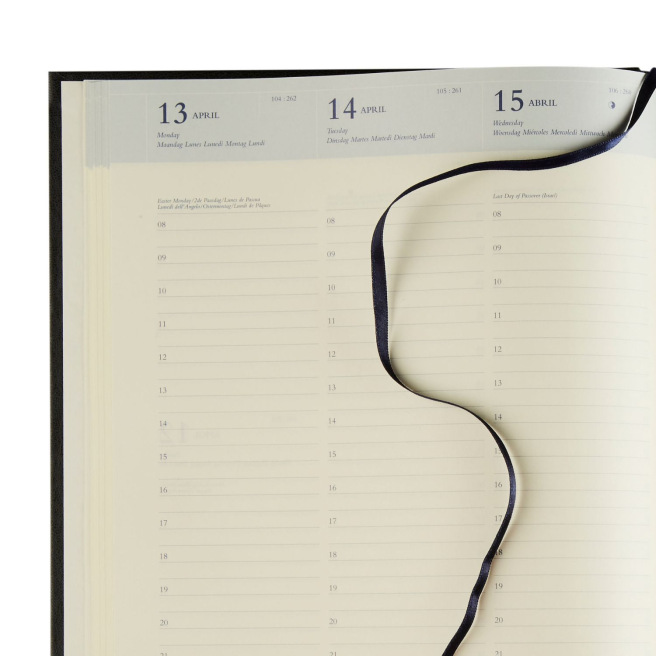 Brepols CONCORDE-agenda - 21 x 27 cm - 1 week op 2 pagina's