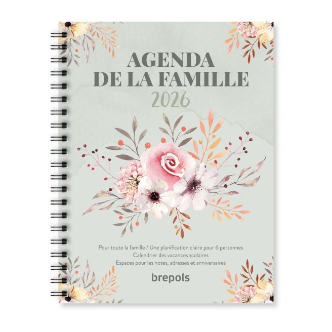 Brepols FAMILIE agenda - 16,8 x 22 cm - 1 week op 2 pagina's Brepols FAMILIE agenda - 16,8 x 22 cm - 1 week op 2 pagina's