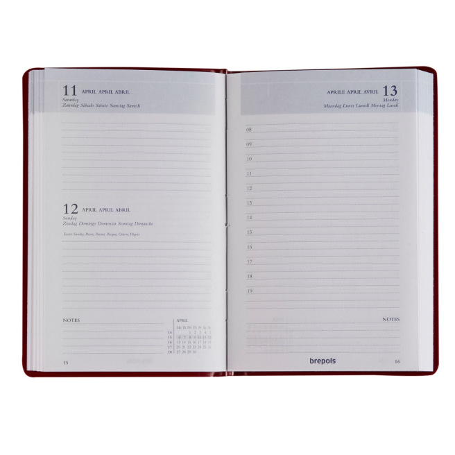 Brepols TRADE Agenda - 7,7 x 12 cm - 1 dag per pagina Brepols TRADE Agenda - 7,7 x 12 cm - 1 dag per pagina