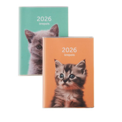 Agenda Brepols DELTA - 8,1 x 12 cm - 1 semaine sur 2 pages