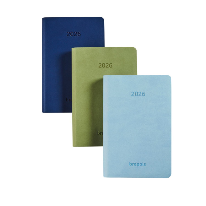 Agenda Brepols DELTA - 8,1 x 12 cm - 1 semaine sur 2 pages