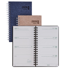 Agenda Brepols ECORAMA- 9 X 16 cm - 1 semaine sur 2 pages - papier recyclé