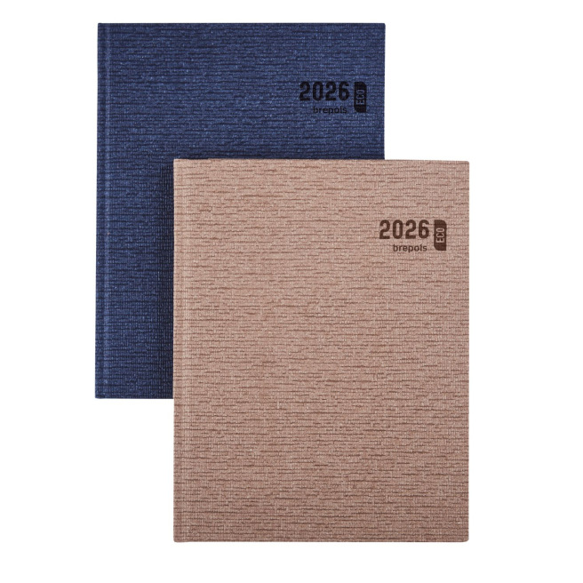 Agenda Brepols ECOTIMING - 17 X 22 cm - 1 week op 2 pagina's - gerecycled papier Agenda Brepols ECOTIMING - 17 X 22 cm - 1 week op 2 pagina's - gerecycled papier