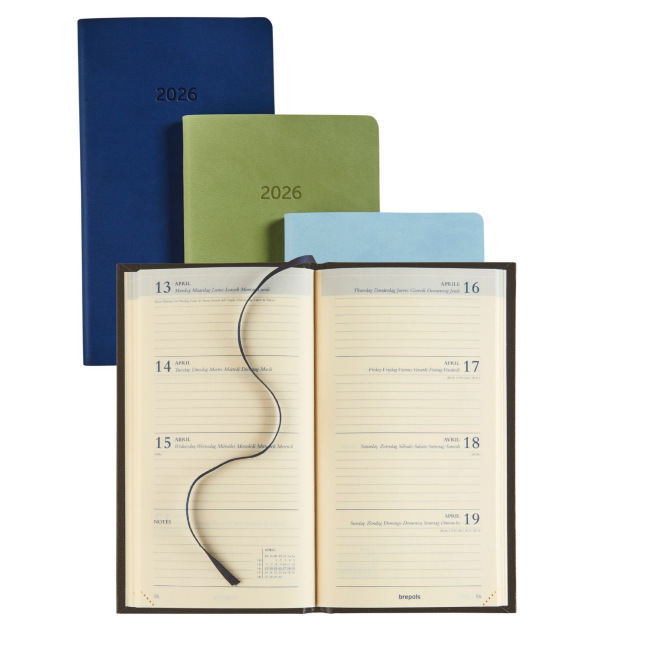 Brepols INTERPLAN Agenda - 9 x 16 cm - 1 week over 2 pagina's Brepols INTERPLAN Agenda - 9 x 16 cm - 1 week over 2 pagina's
