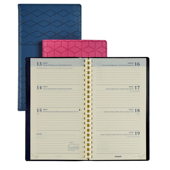 Brepols INTERPLAN Agenda - 9 x 16 cm - 1 week over 2 pagina's Brepols INTERPLAN Agenda - 9 x 16 cm - 1 week over 2 pagina's