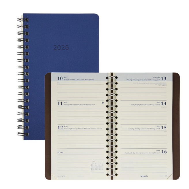 Brepols INTERPLAN Agenda - 9 x 16 cm - 1 week over 2 pagina's Brepols INTERPLAN Agenda - 9 x 16 cm - 1 week over 2 pagina's