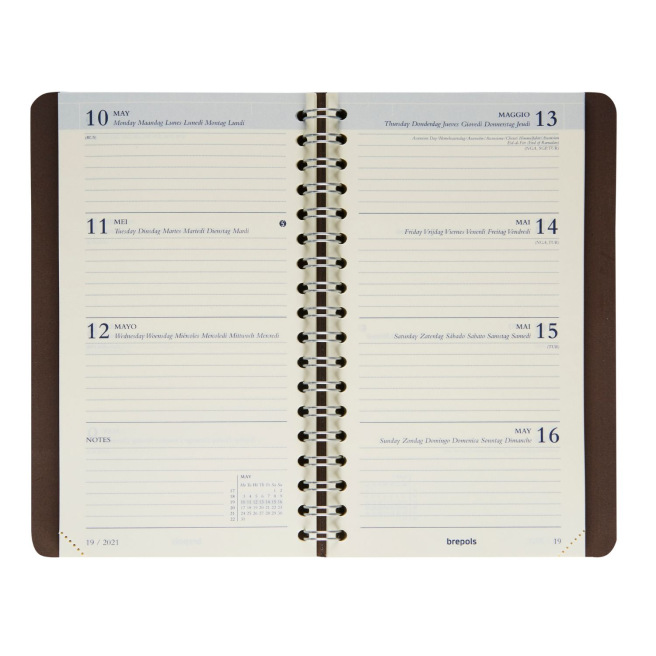 Brepols INTERPLAN Agenda - 9 x 16 cm - 1 week over 2 pagina's Brepols INTERPLAN Agenda - 9 x 16 cm - 1 week over 2 pagina's