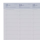 Agenda Brepols OMEGA - 21 x 29 cm - 1 semaine sur 2 pages