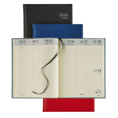 Agenda Brepols OPTIVISION LARGE FR - 17 x 22 cm - 1 semaine sur 2 pages