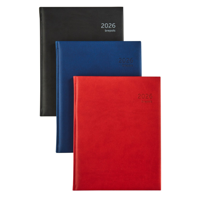 Agenda Brepols OPTIVISION LARGE FR - 17 x 22 cm - 1 semaine sur 2 pages