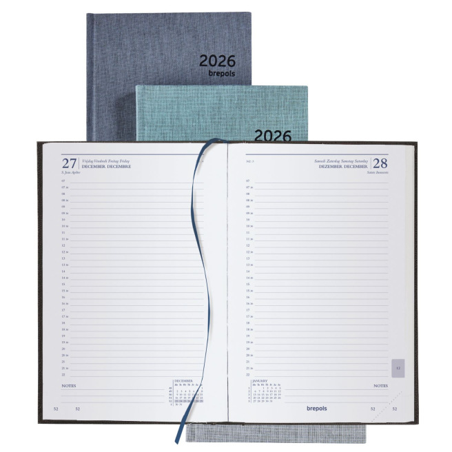 Agenda Brepols SATURNUS 216 - 13,3 x 20,8 cm - 1 dag per pagina Agenda Brepols SATURNUS 216 - 13,3 x 20,8 cm - 1 dag per pagina