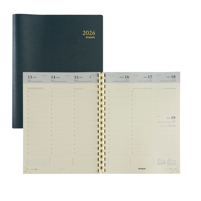 Brepols TIMING Agenda - 17 x 22 cm - 1 week op 2 pagina's